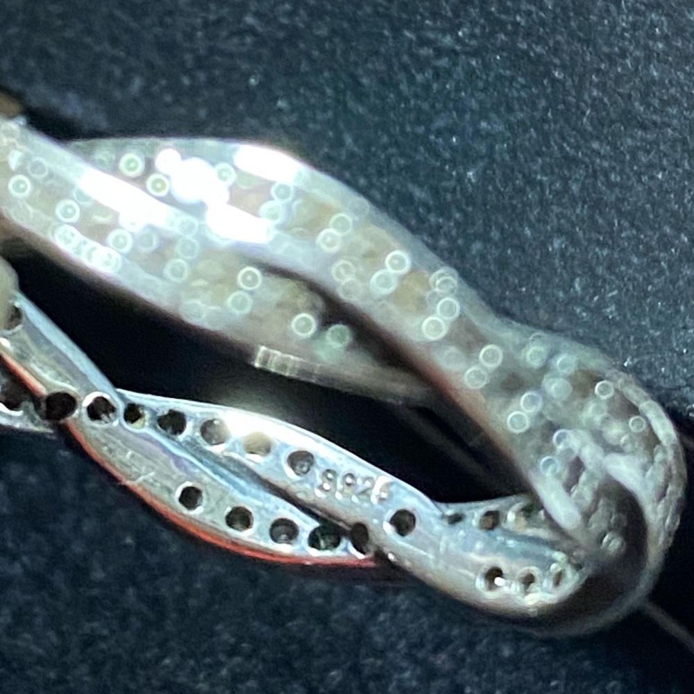 Sterling Silver Twisted, Infinity Stackable Ring,… - image 3
